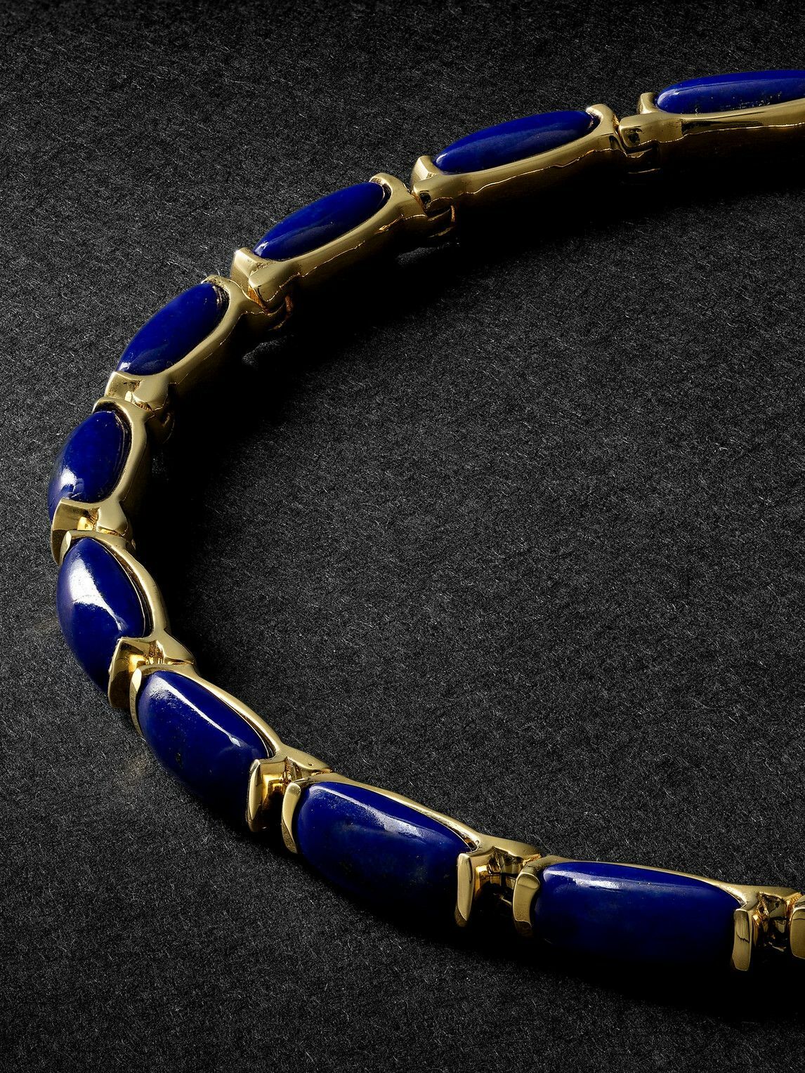 lapis and gold bracelet