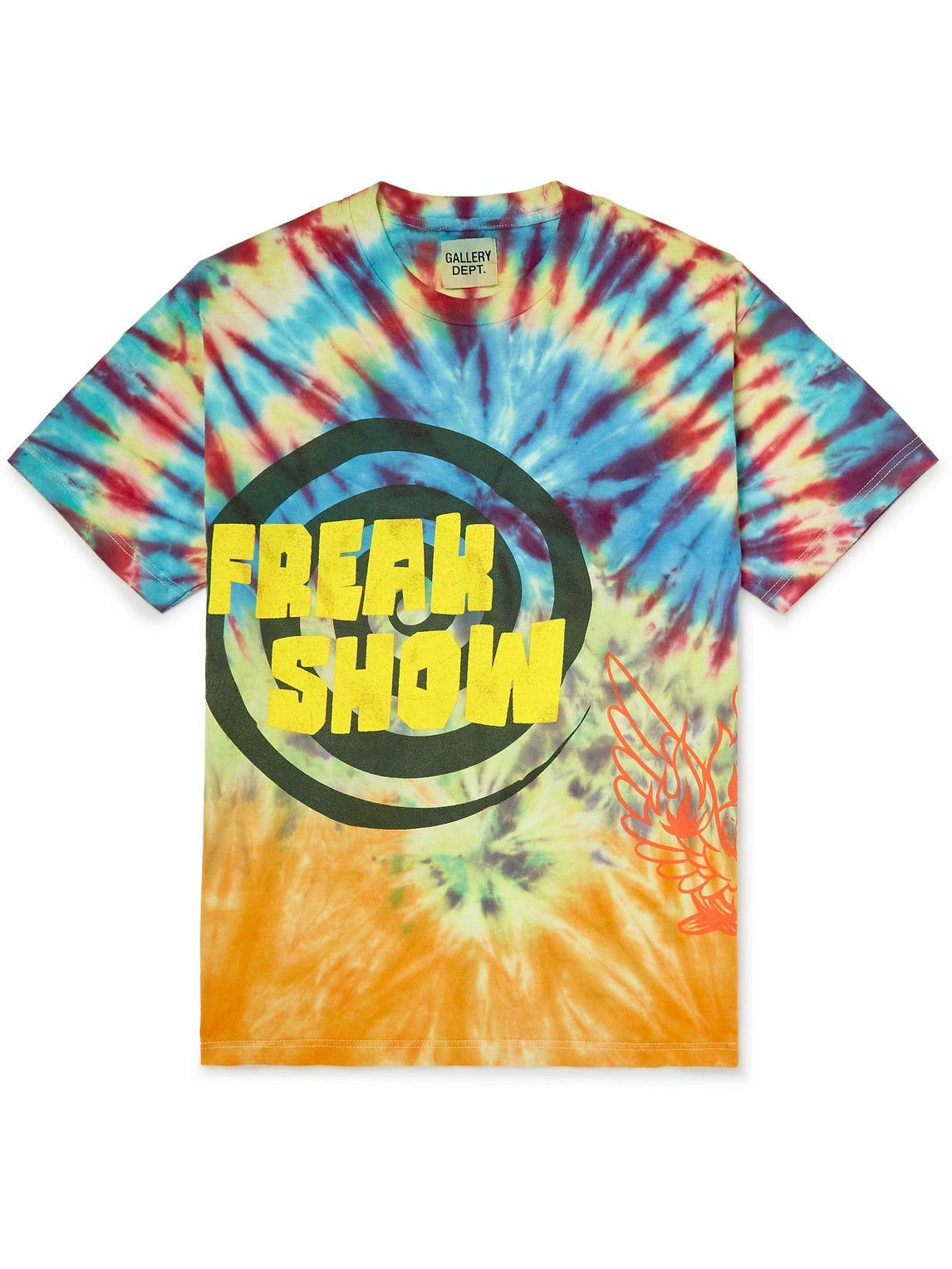 Gallery Dept. - Freak Show Printed Tie-Dyed Cotton-Jersey T-Shirt ...