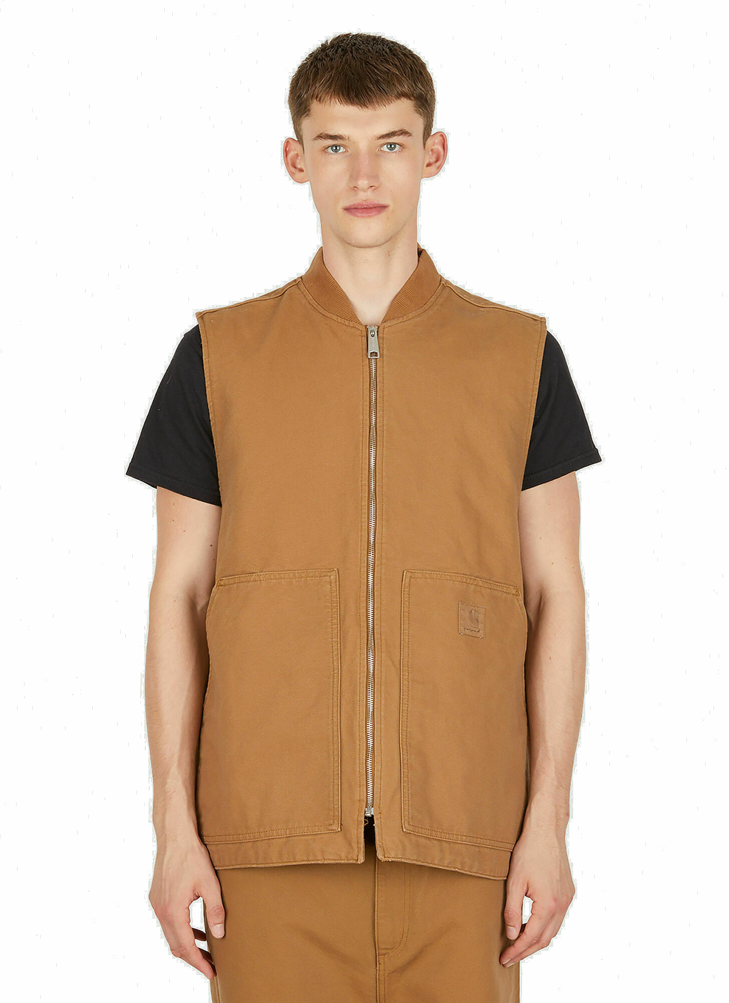 Photo: Antique Dealer X Classic Sleeveless Jacket in Brown