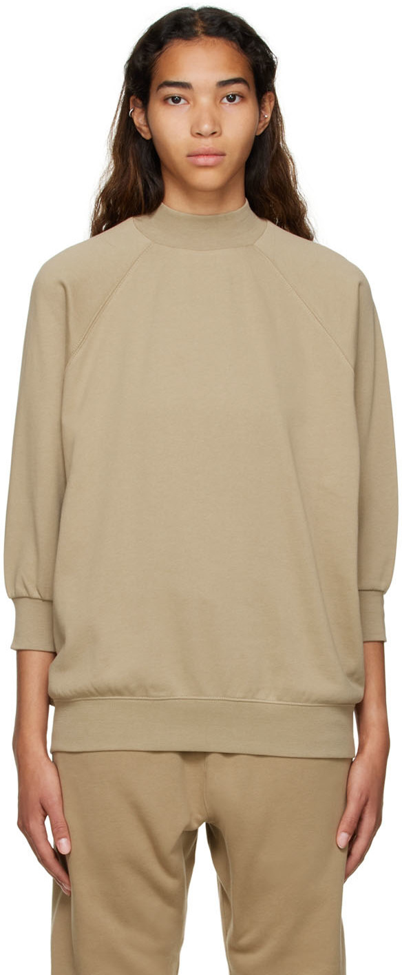 Photo: Essentials Tan Cotton Sweatshirt