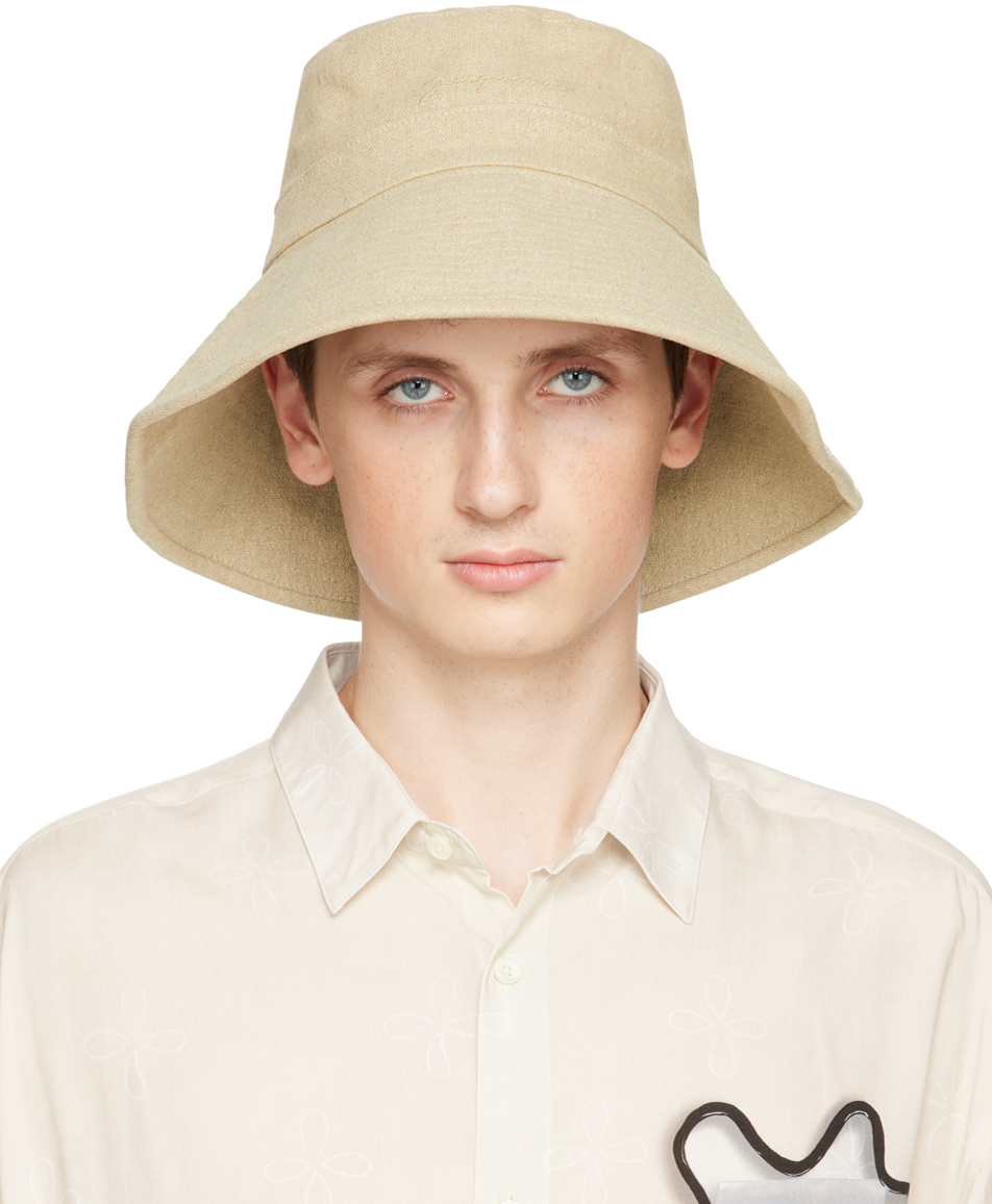 Photo: Jacquemus Tan Le Papier 'Le Bob Linu' Bucket Hat