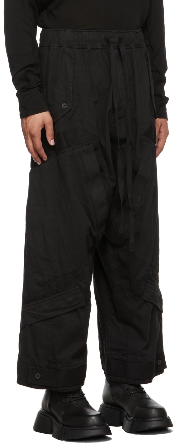 Julius Black Multi Strap Cargo Pants Julius