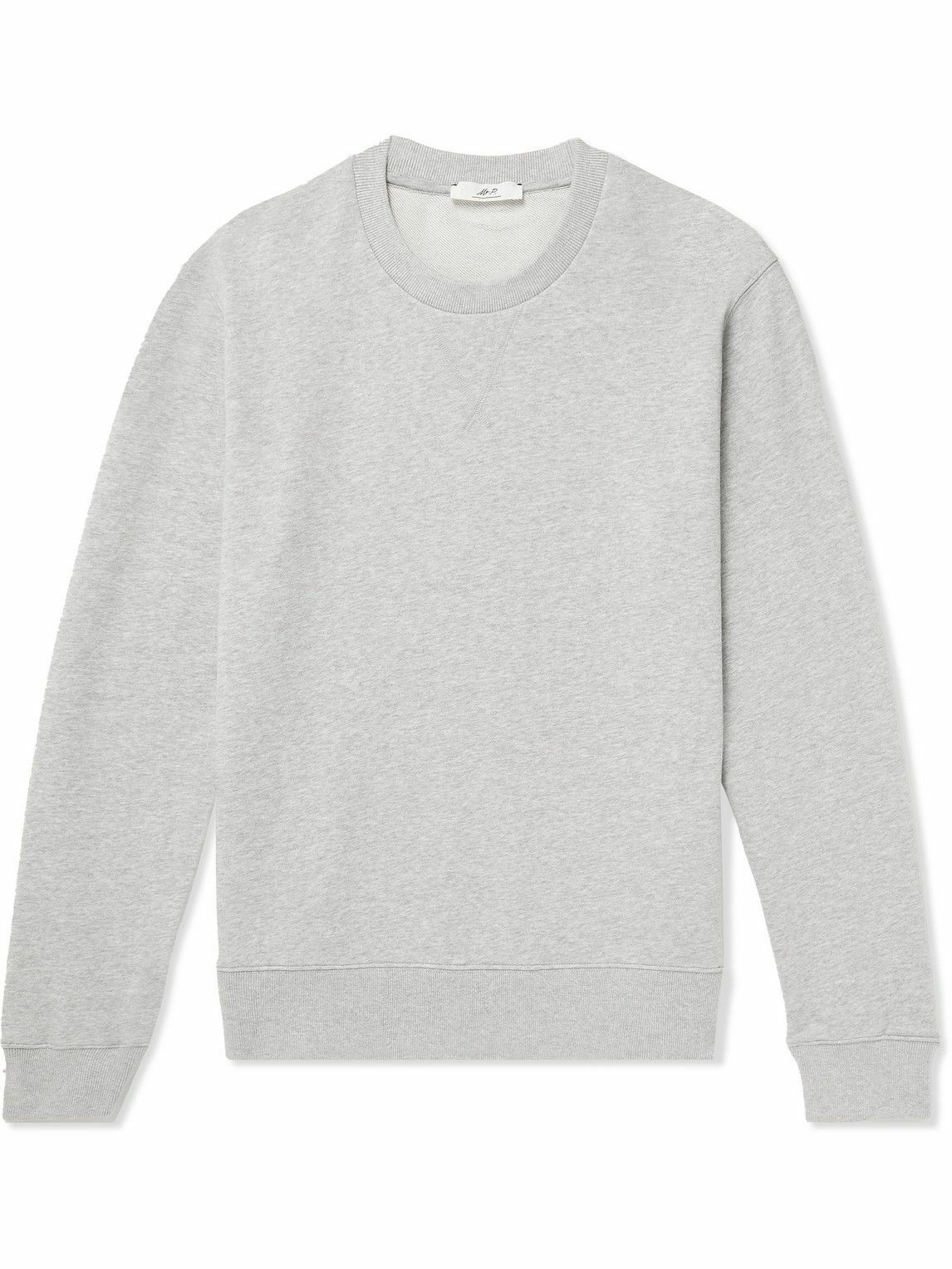 Mr P. - Cotton-Jersey Sweatshirt - Gray Mr P.