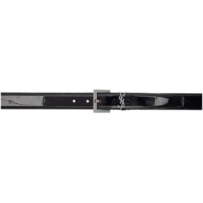Saint laurent black square monogramme belt Clearance