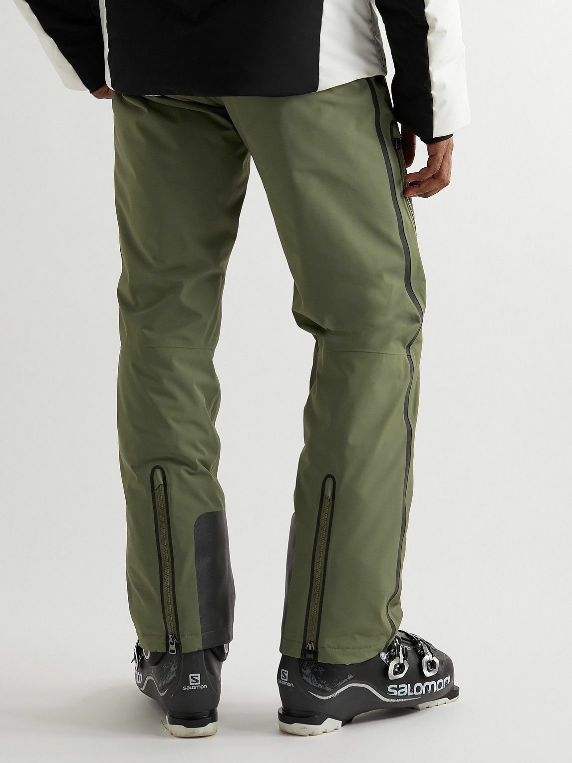 Bogner - Tim2-T Logo-Embossed Ripstop Ski Pants - Green Bogner