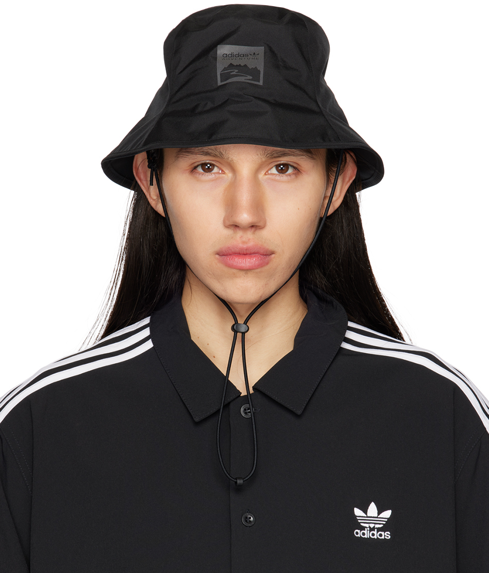 adidas Originals Black Adventure Bucket Hat adidas Originals