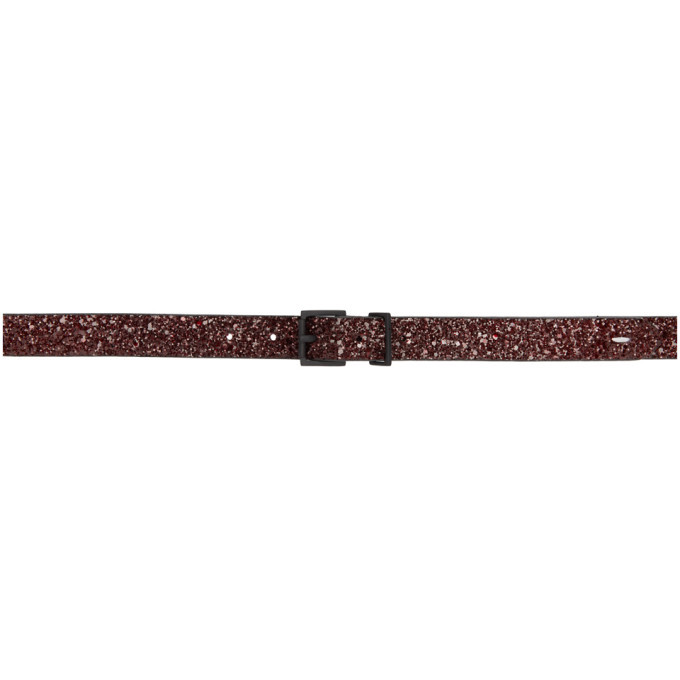 red glitter belt