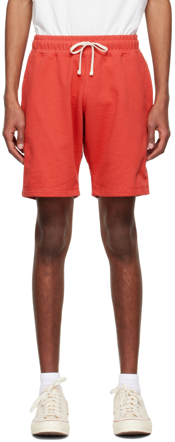 Bather Red Organic Cotton Shorts Bather