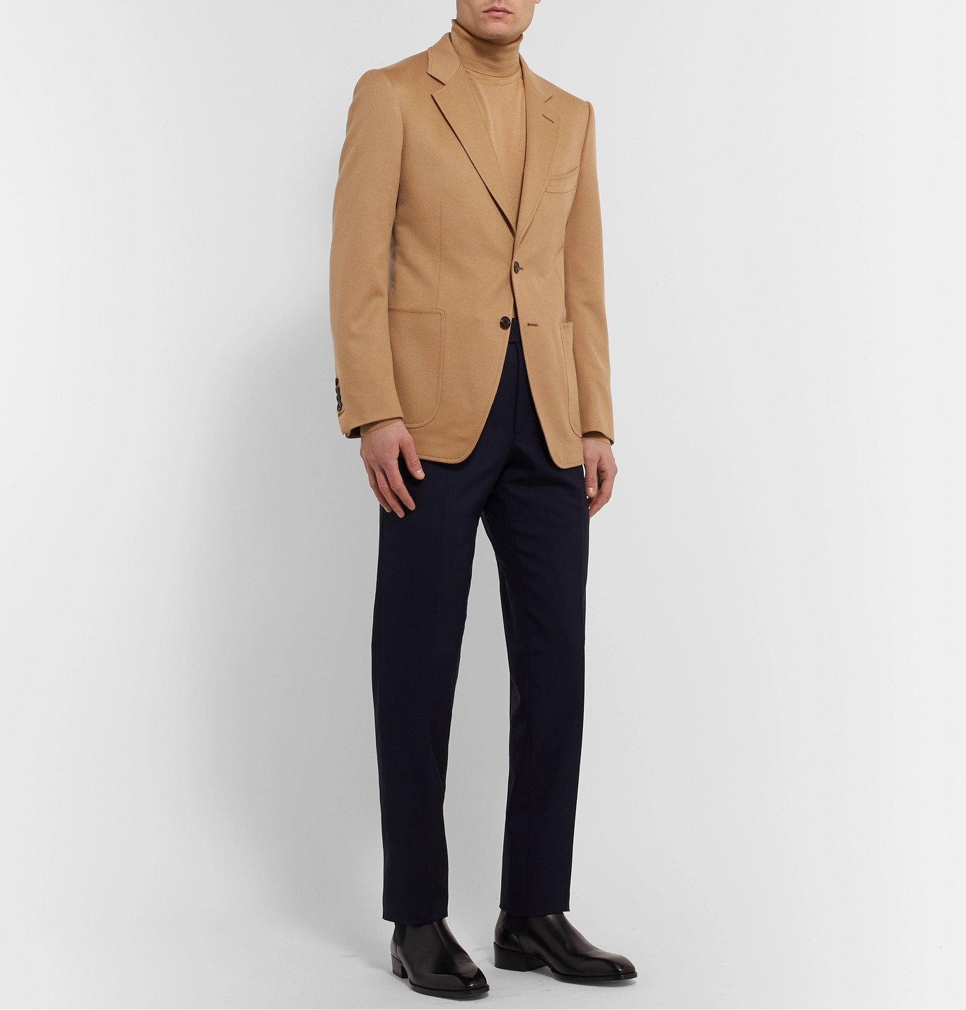 TOM FORD - O'Connor Slim-Fit Unstructured Cashmere Blazer - Brown TOM FORD