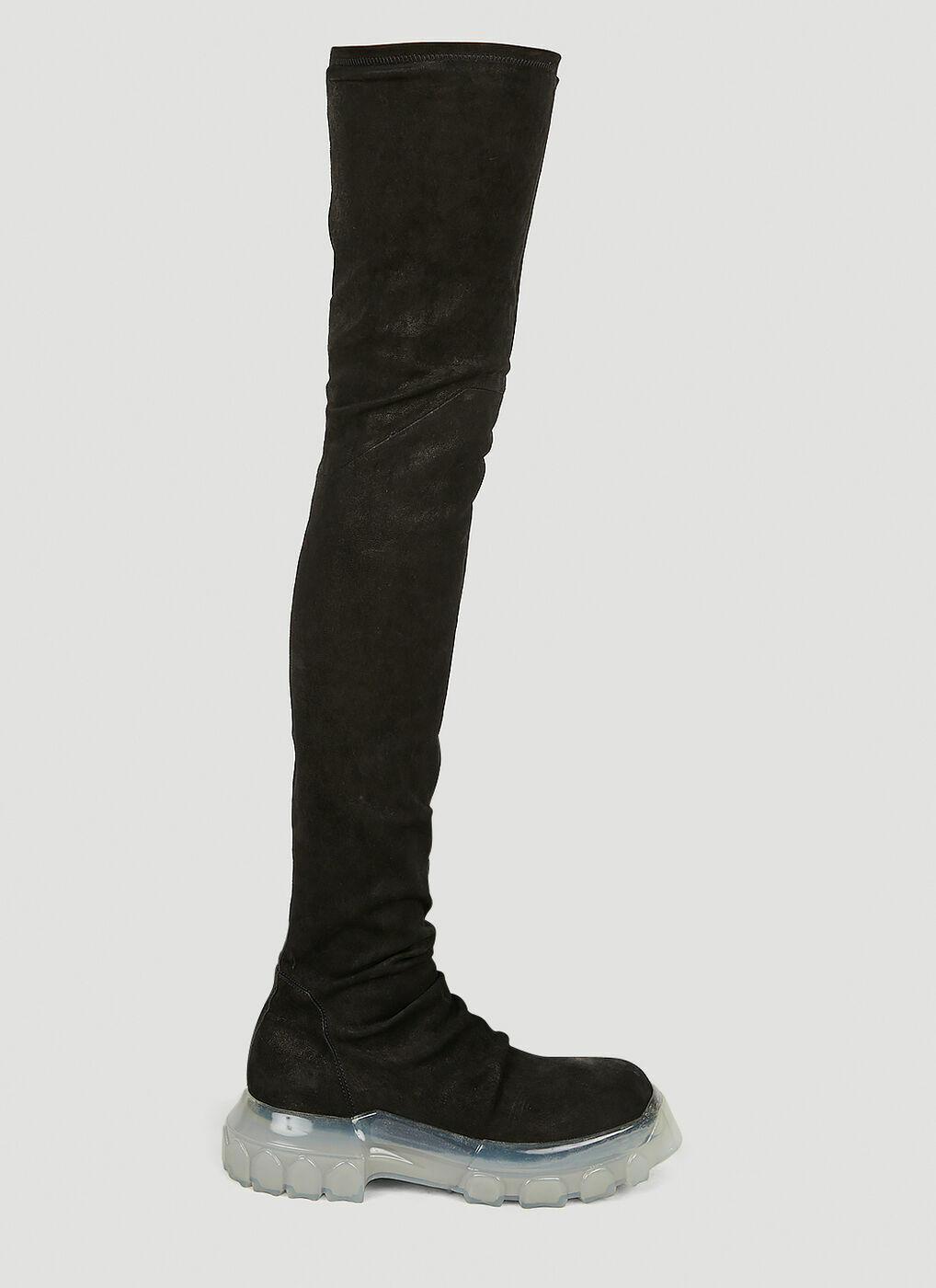 Bozo Lug Sole Boots in Black
