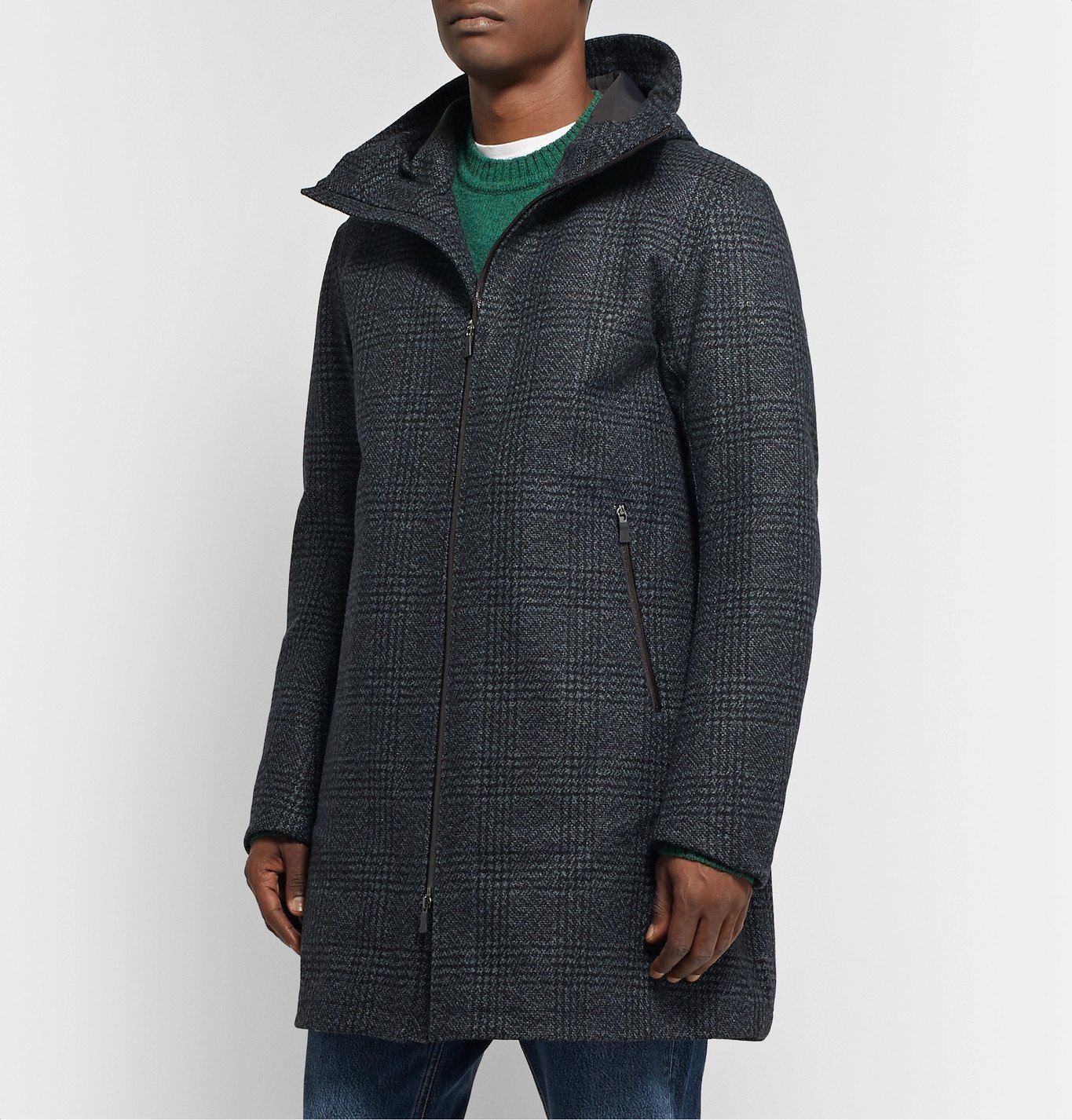 herno tweed coat