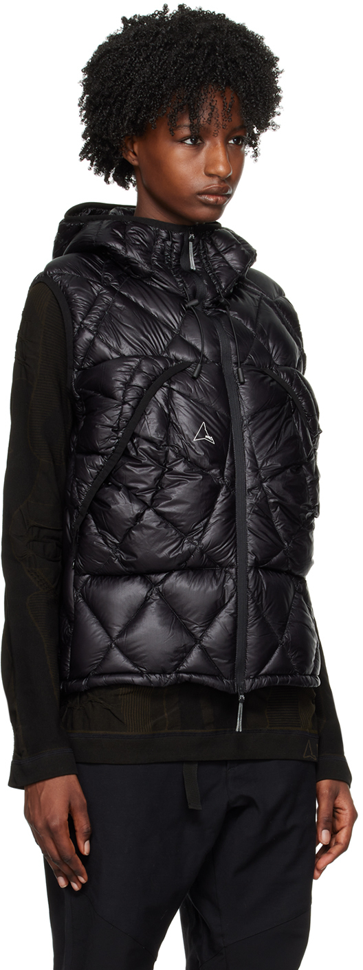 ROA Black Quilted Down Vest ROA