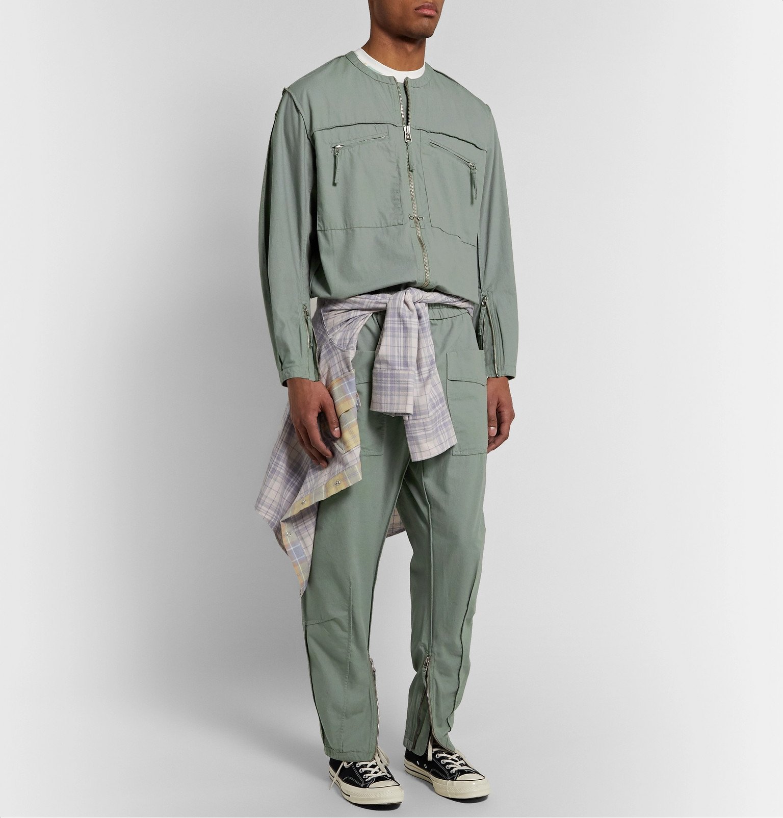 Isabel Marant - Trevor Cotton-Canvas Boiler Suit - Green Isabel Marant