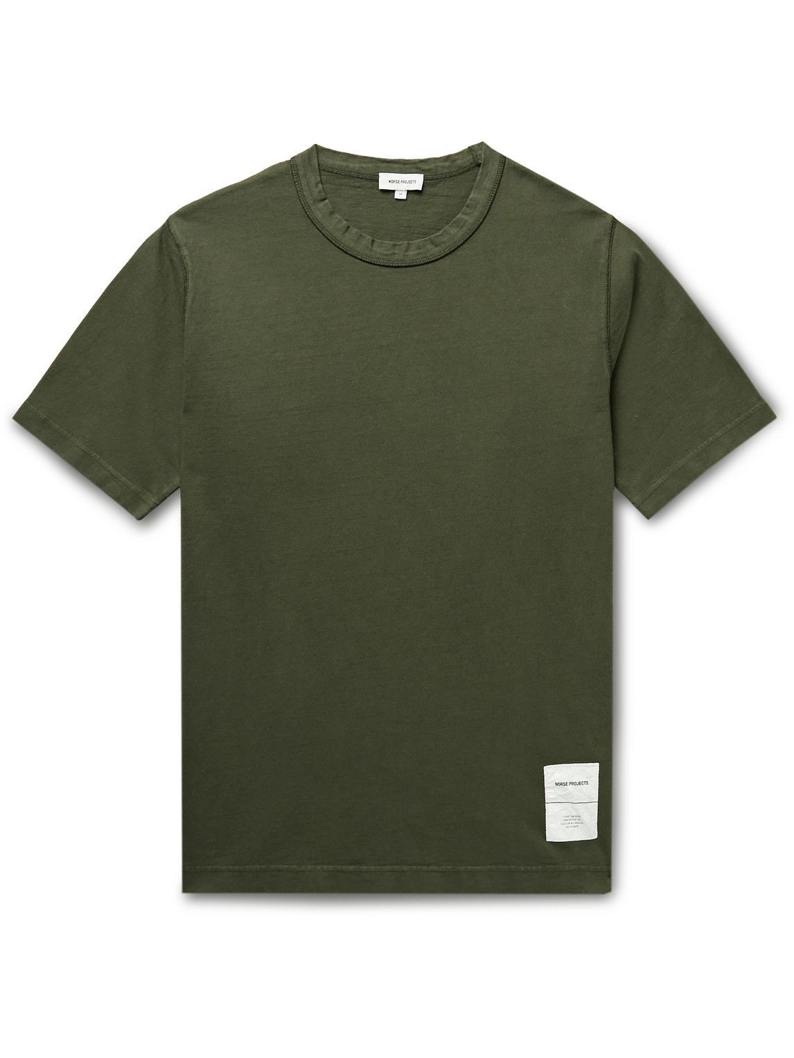 Norse Projects - Holger Organic Cotton-Jersey T-Shirt - Green Norse ...