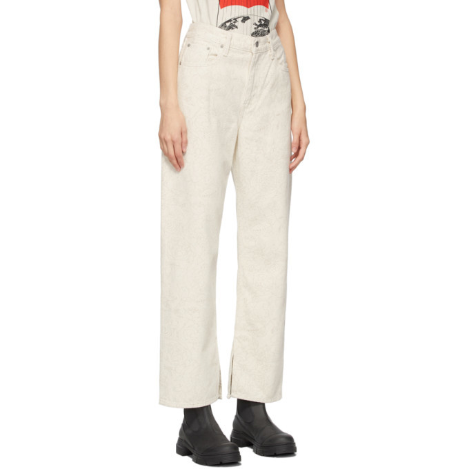 GANNI Off-White Levis Edition Loose Straight Jeans GANNI