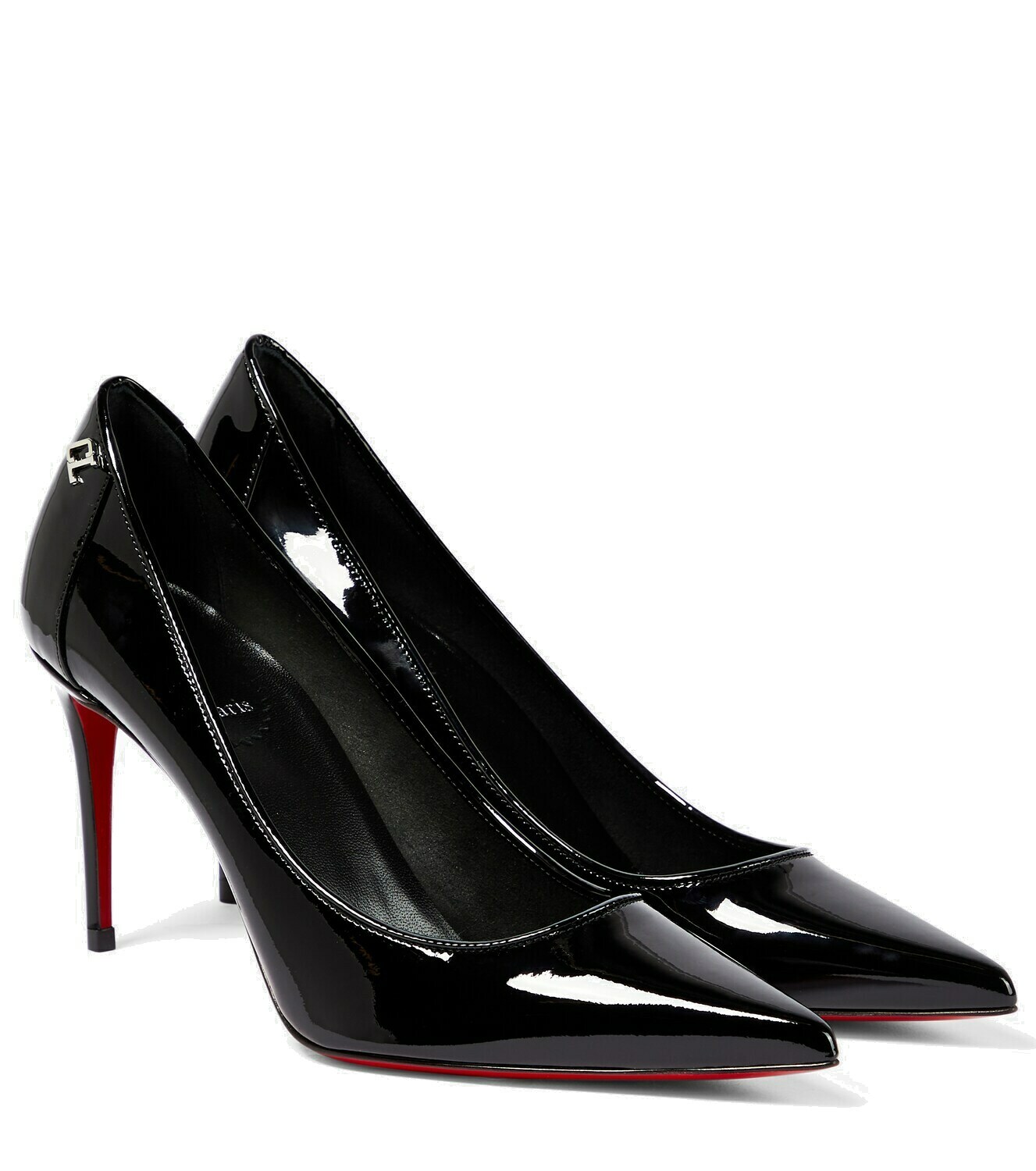 Christian Louboutin - Sporty Kate 85 patent leather pumps Christian ...