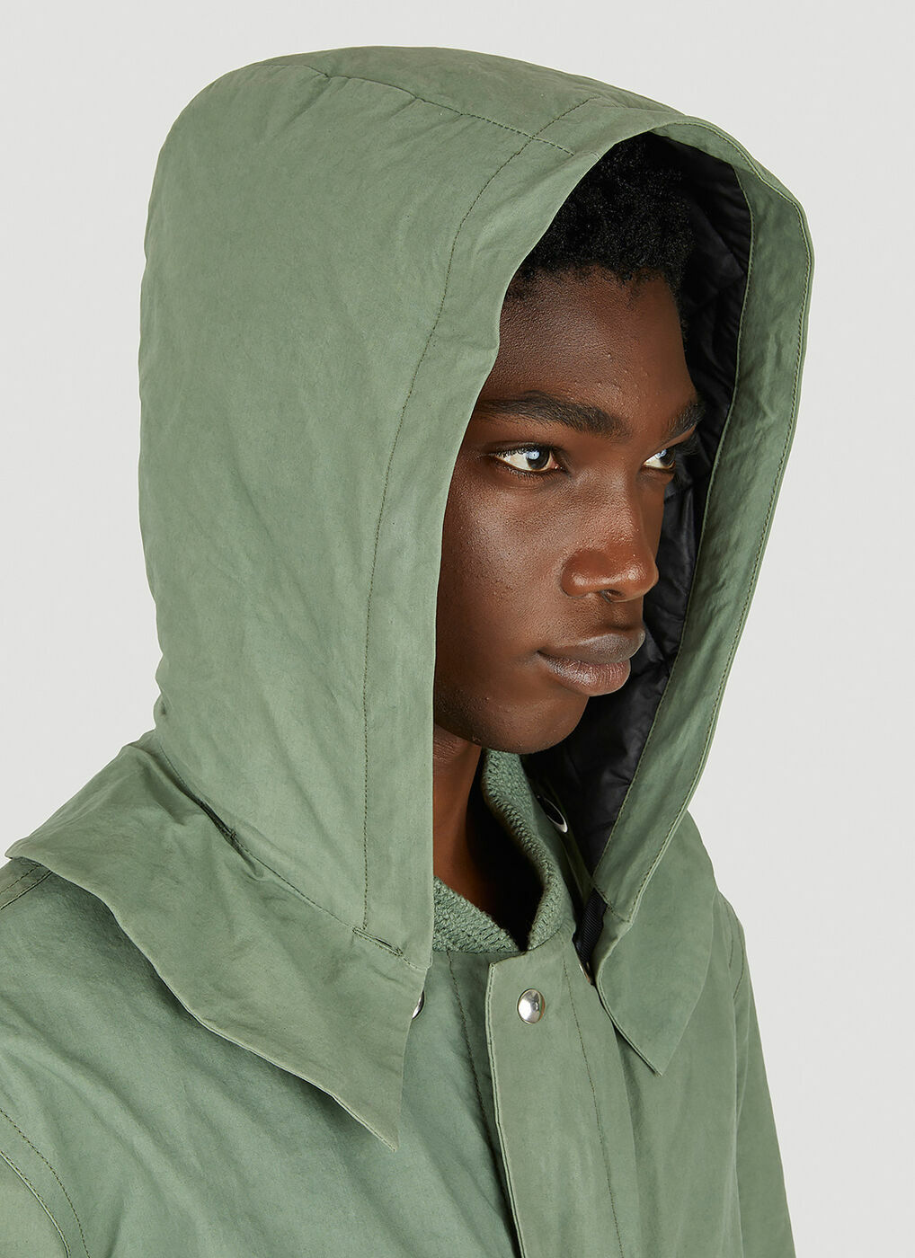 Reversible Quilted Jacket in Green Craig Green