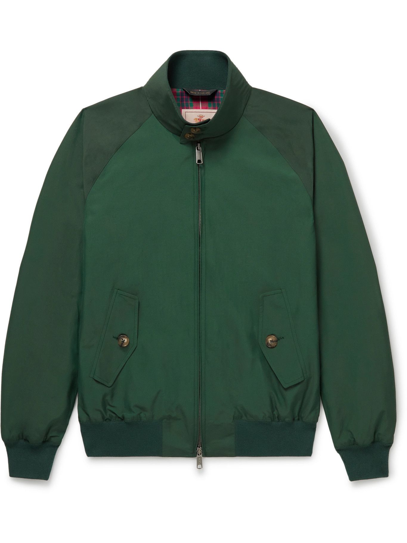 Baracuta - G9 Cotton-Blend Harrington Jacket - Green Baracuta