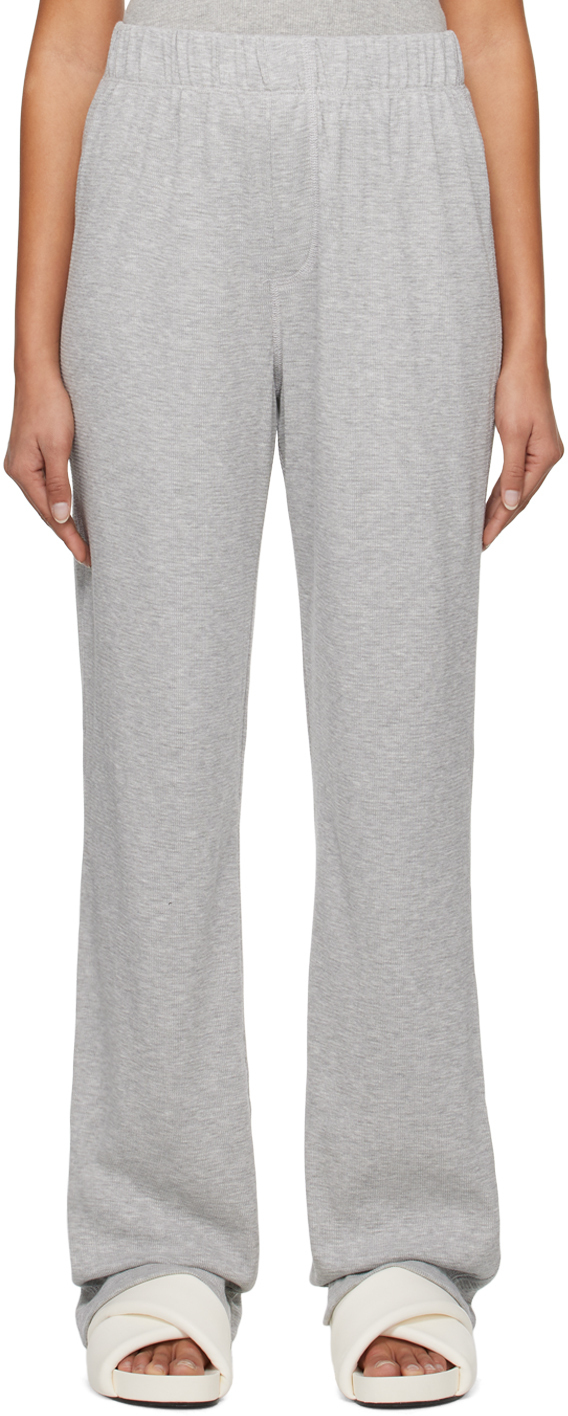 ÉTERNE Gray Thermal Lounge Pants