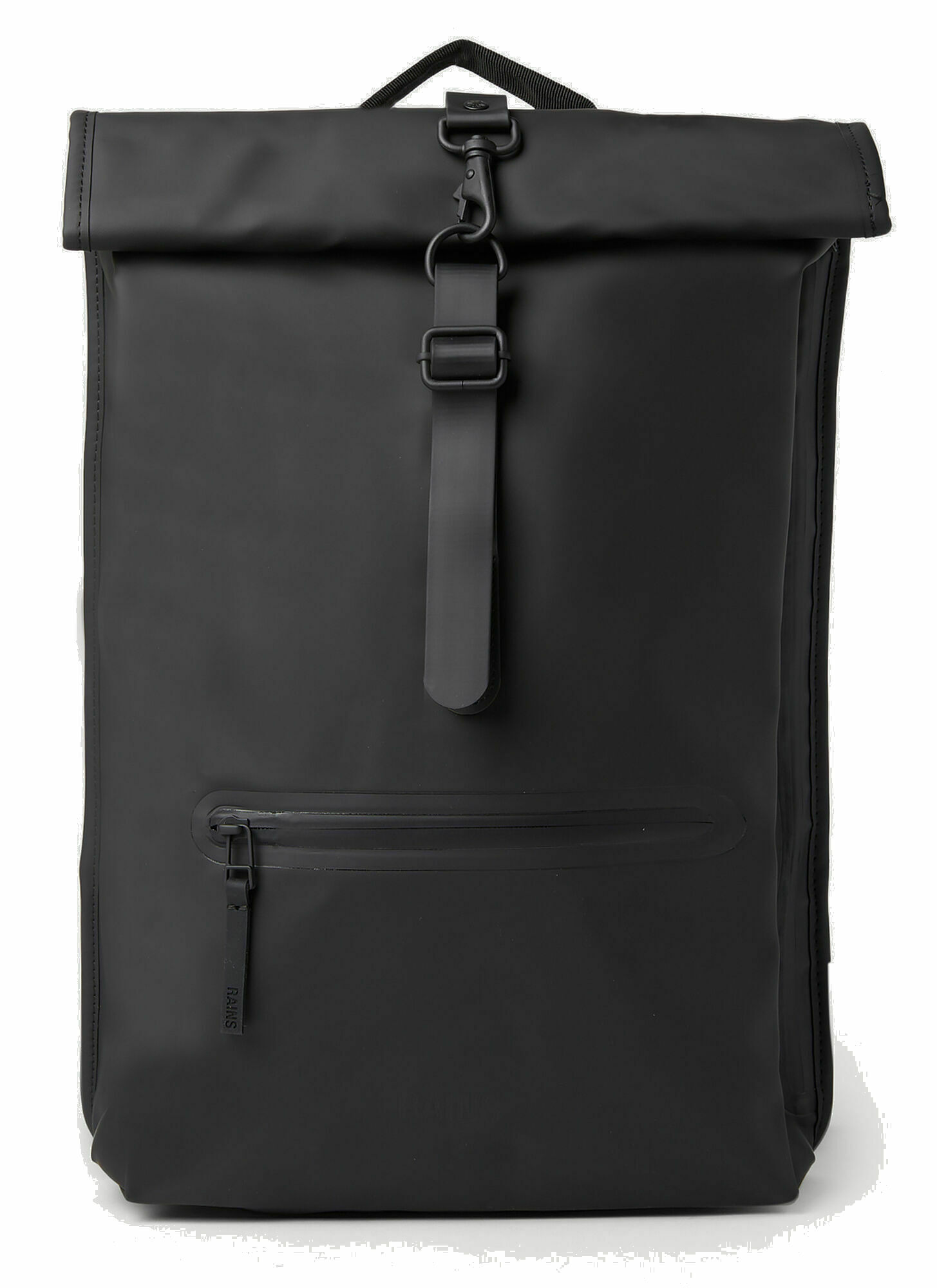 Rains - Rolltop Backpack in Black Rains