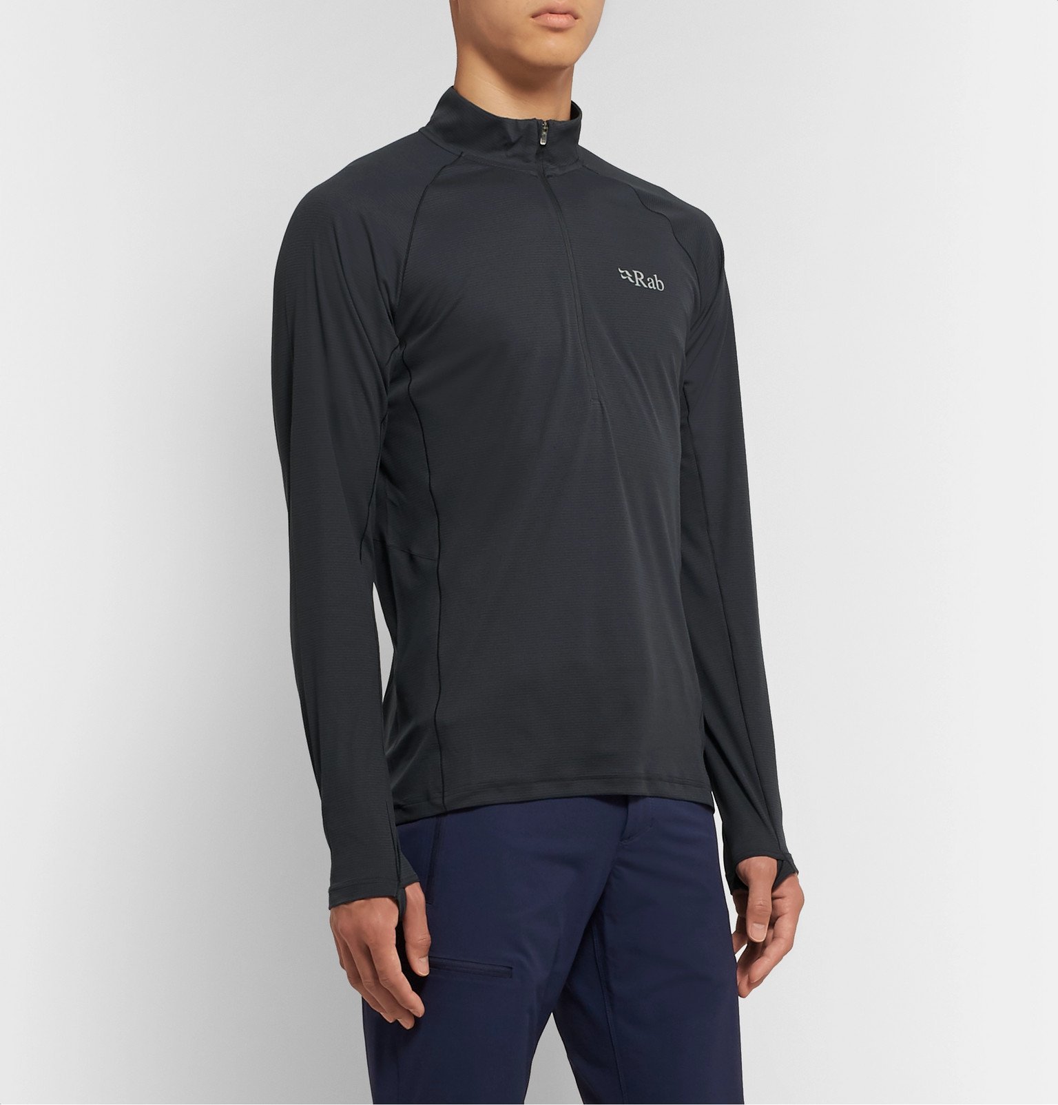 Rab - Pulse Motiv Half-Zip Top - Gray Rab