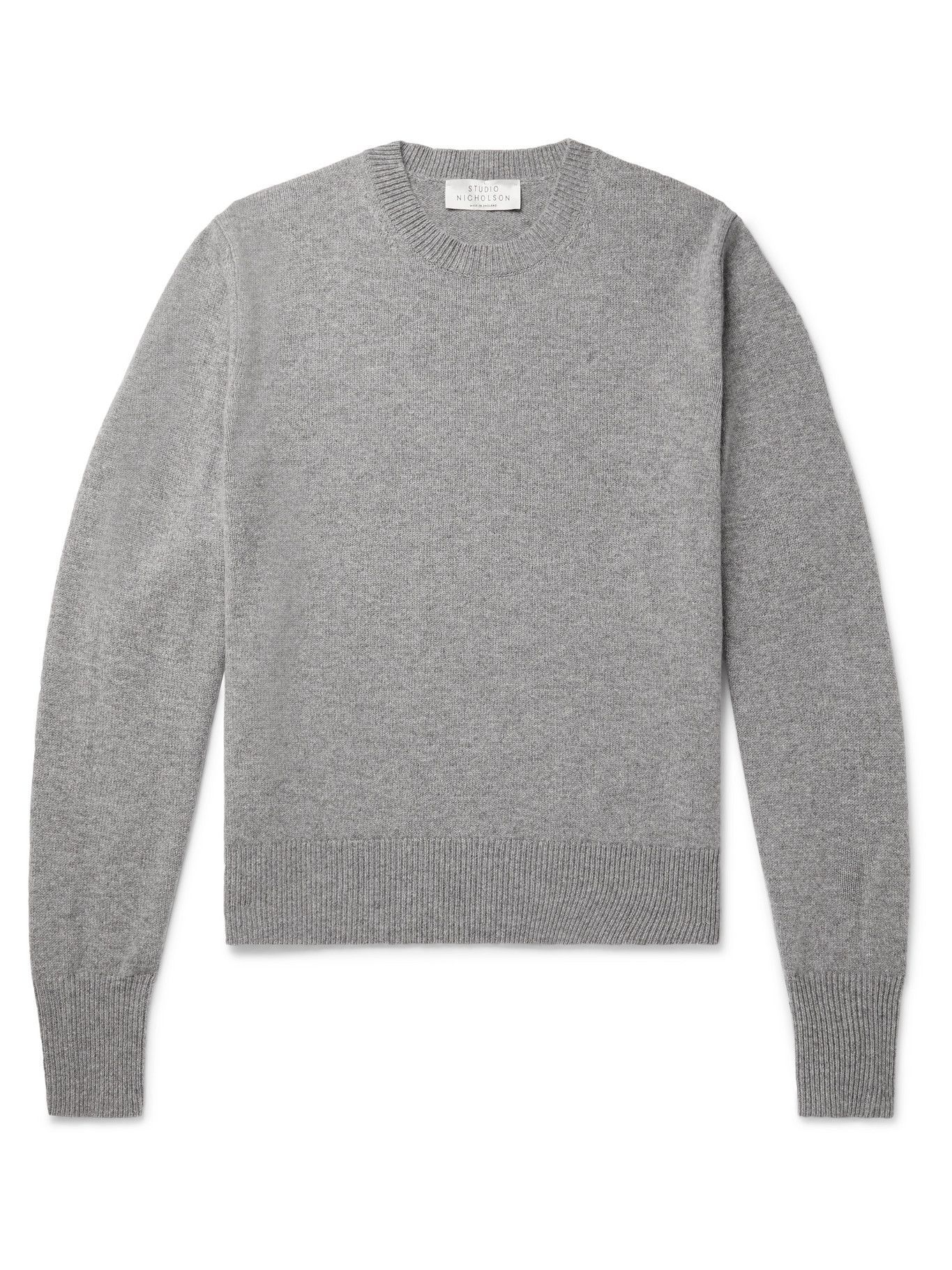 STUDIO NICHOLSON - Sorello Wool Sweater - Gray Studio Nicholson