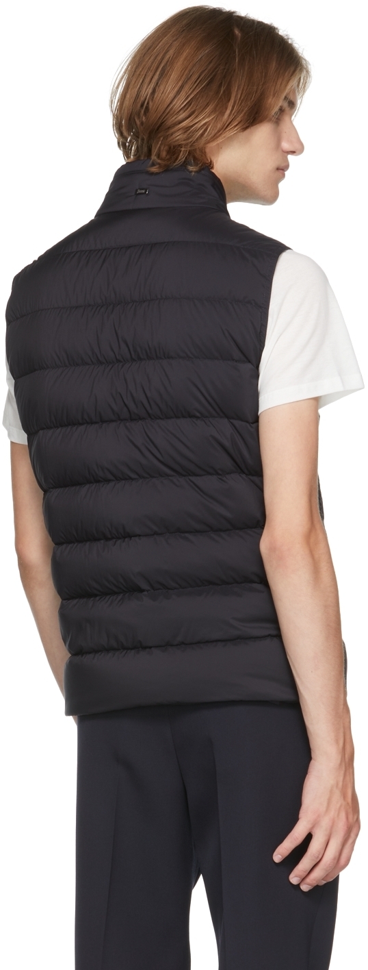 Herno Navy Down Il Gilet Vest