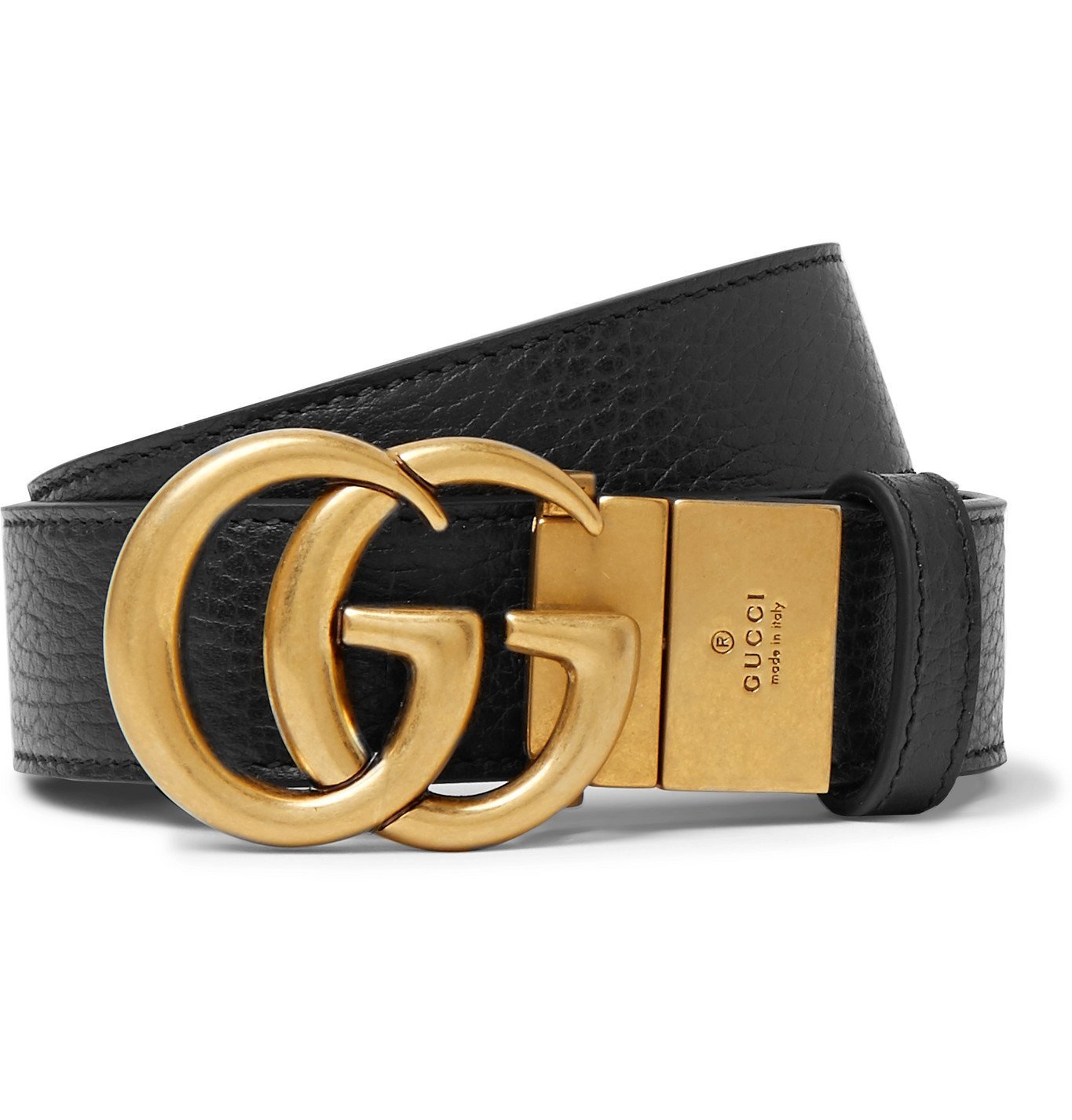 gucci belt black gold