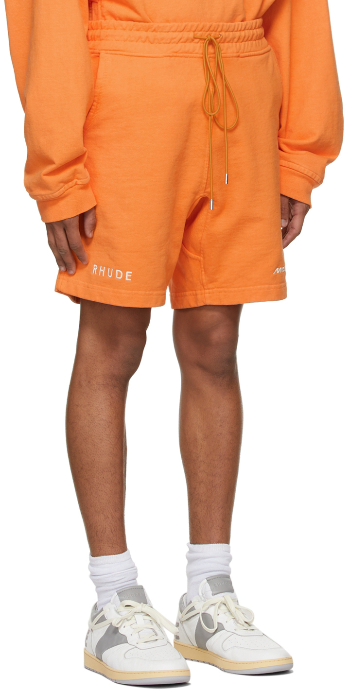 Rhude Orange McLaren Edition Trackside Shorts Rhude