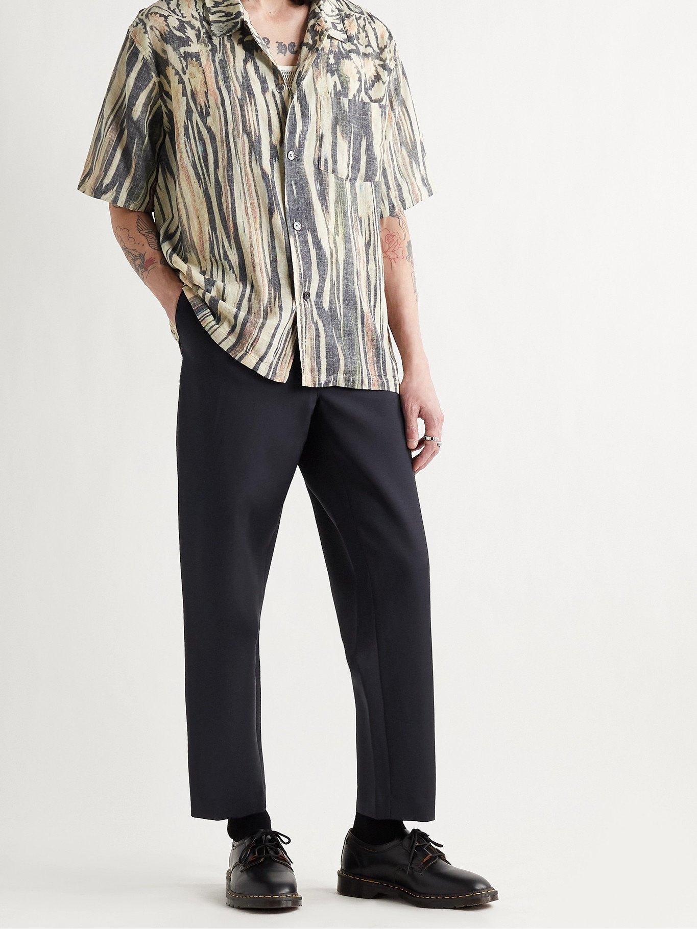 Pismo Wool and Mohair-Blend Trousers 