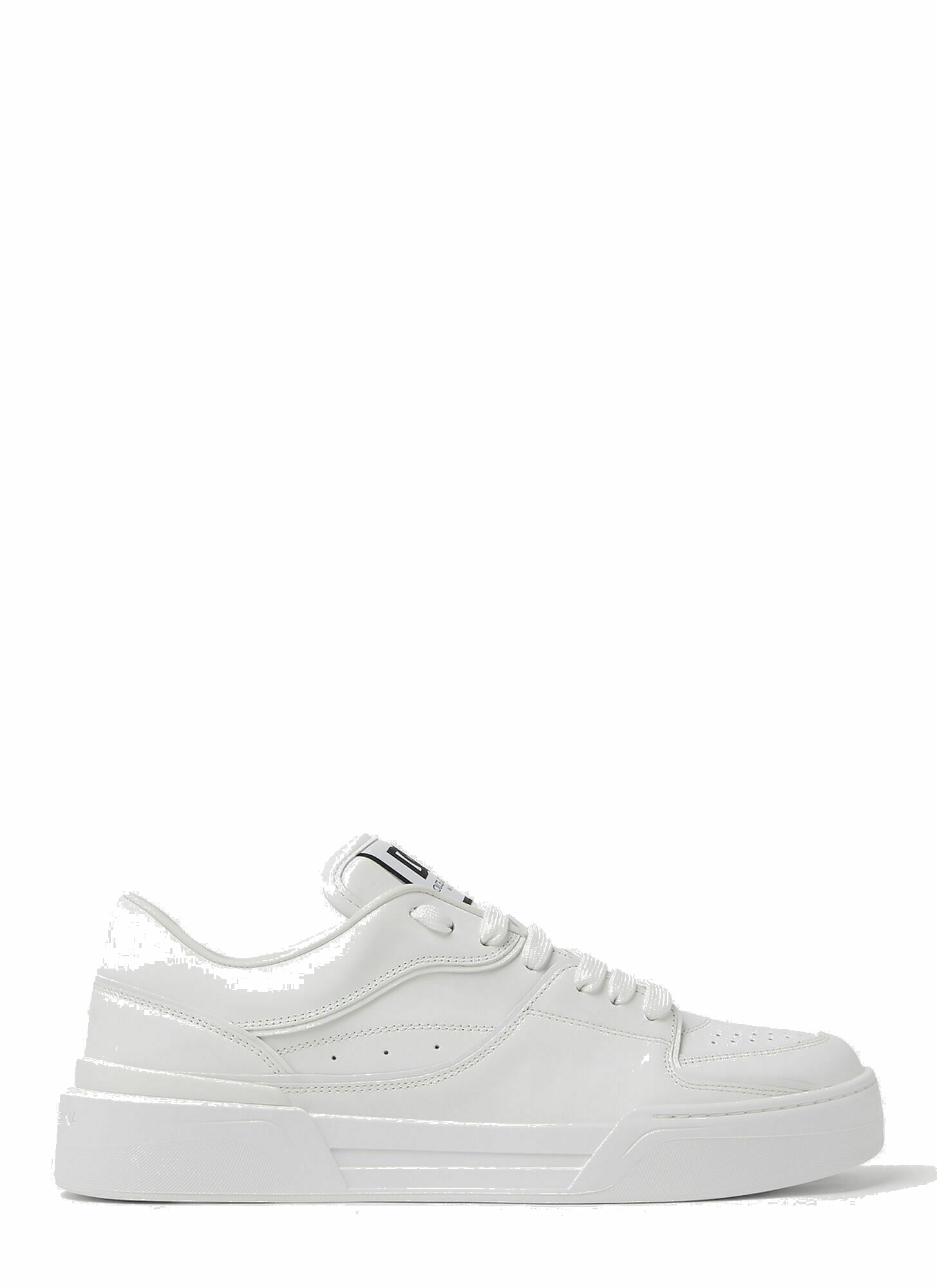 Photo: Logo Patch Sneakers in White