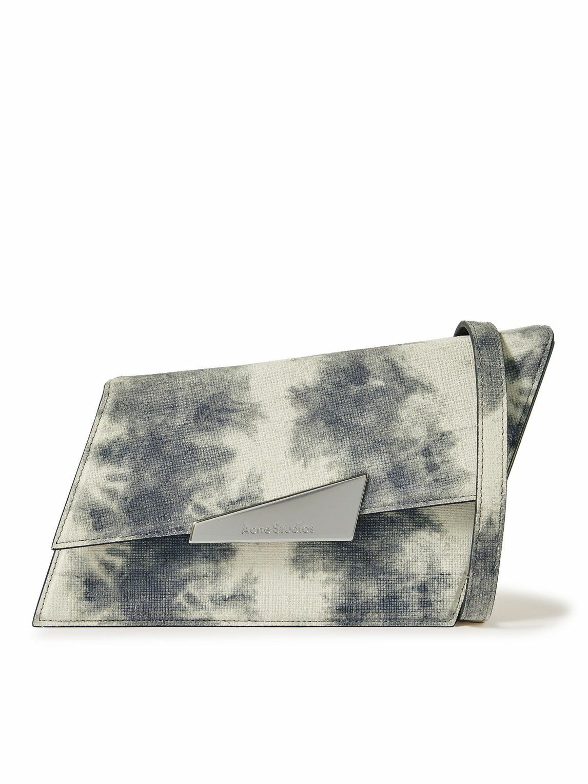 Acne Studios Distortion TieDye FullGrain Leather Messenger Bag Acne