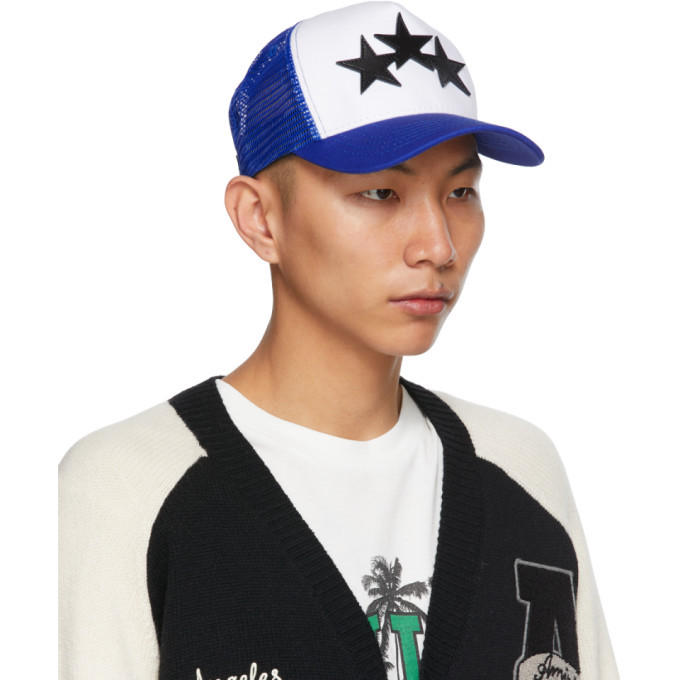 amiri 3 star trucker hat