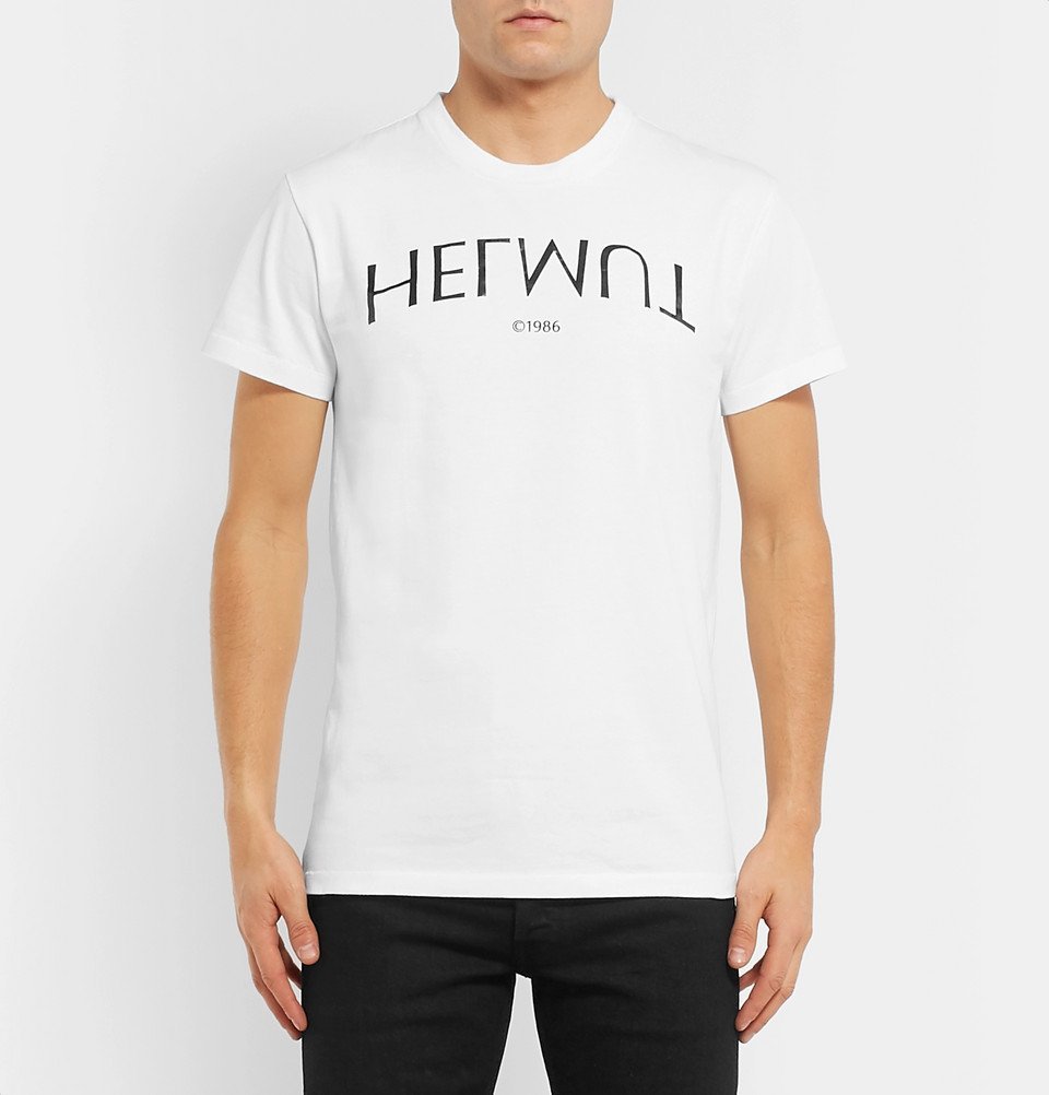 helmut lang t shirt sizing