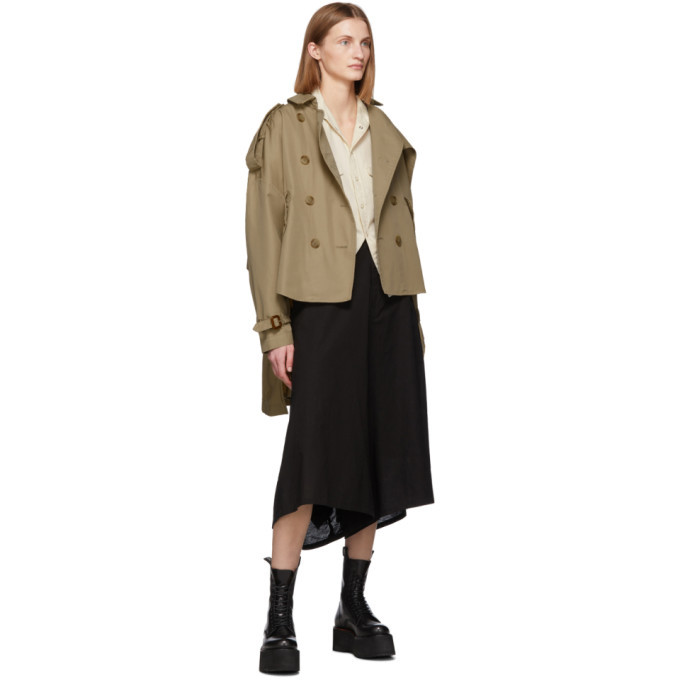 R13 Khaki Tuck-In Trench Coat R13