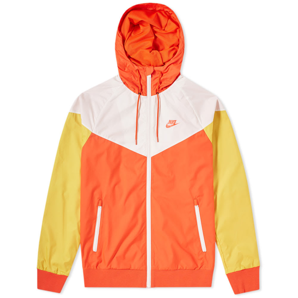 nike windrunner jacket orange