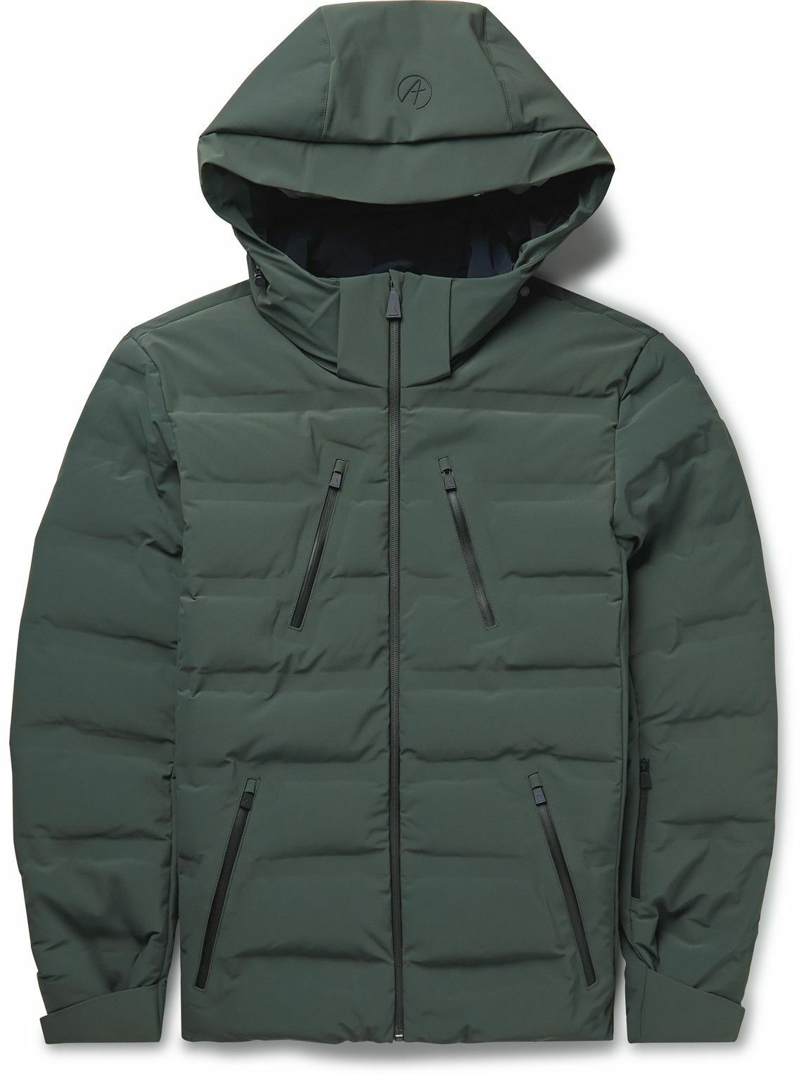 Aztech Mountain - Nuke Suit Quilted Hooded Down Ski Jacket - Green ...