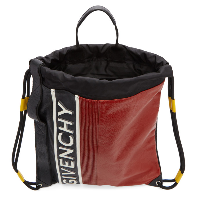Red MC3 Drawstring Backpack Givenchy