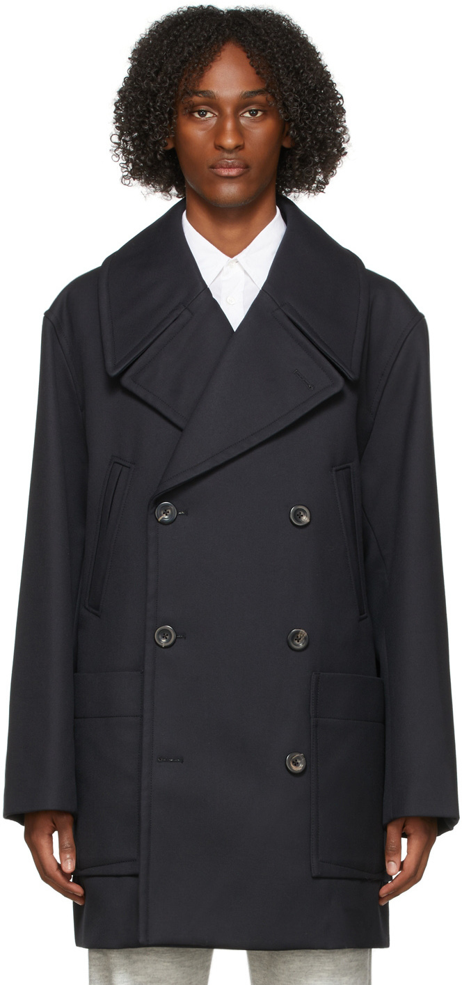 modern peacoat