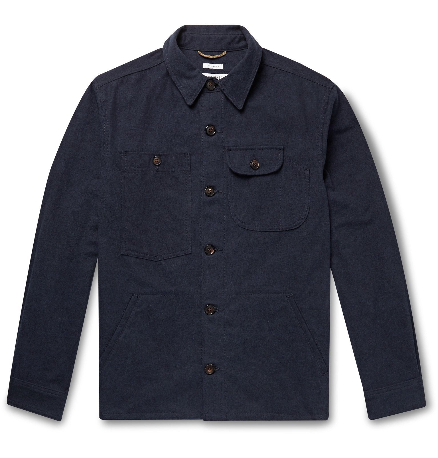 Freemans Sporting Club - Cotton-Moleskin Jacket - Blue Freemans