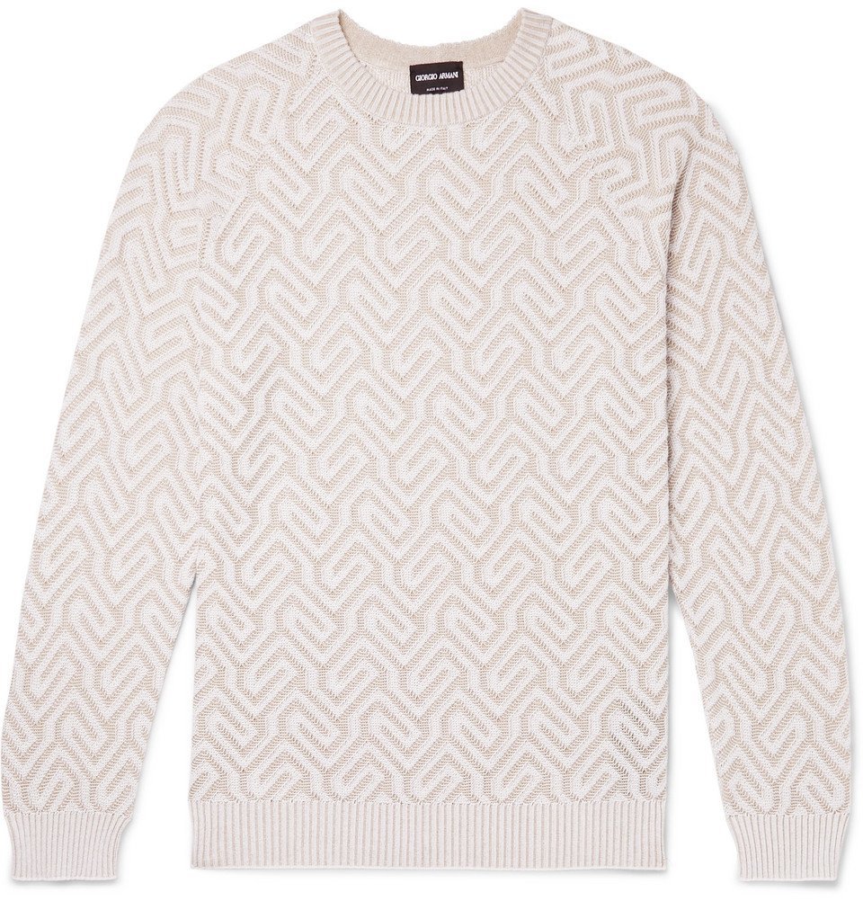 giorgio armani sweater men's