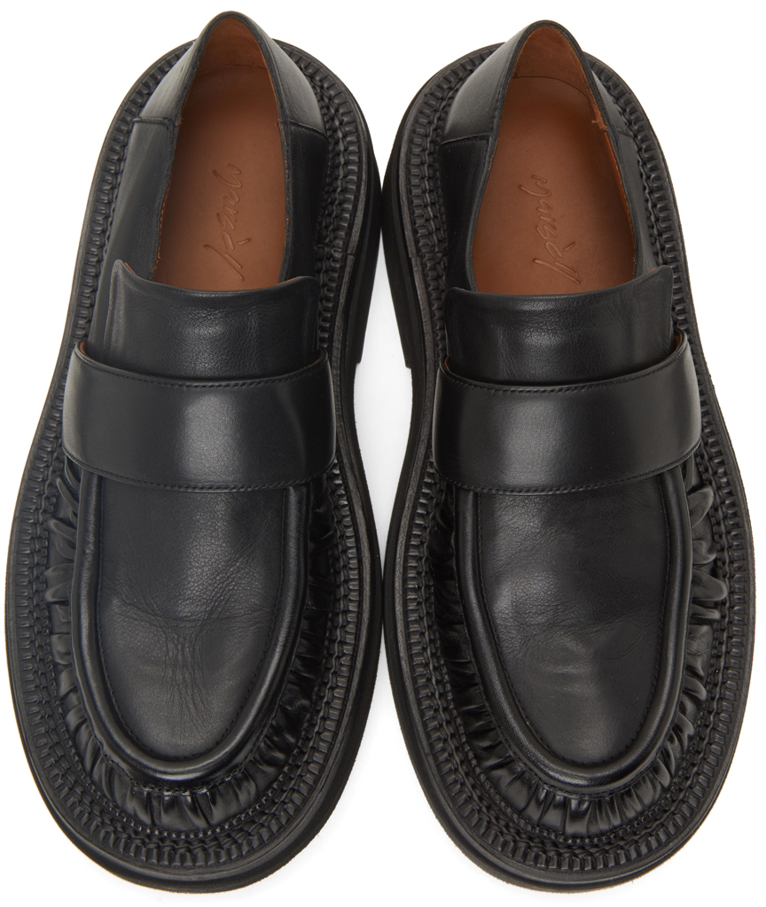 Marsèll SSENSE Exclusive Black Pollicione Loafers Marsèll