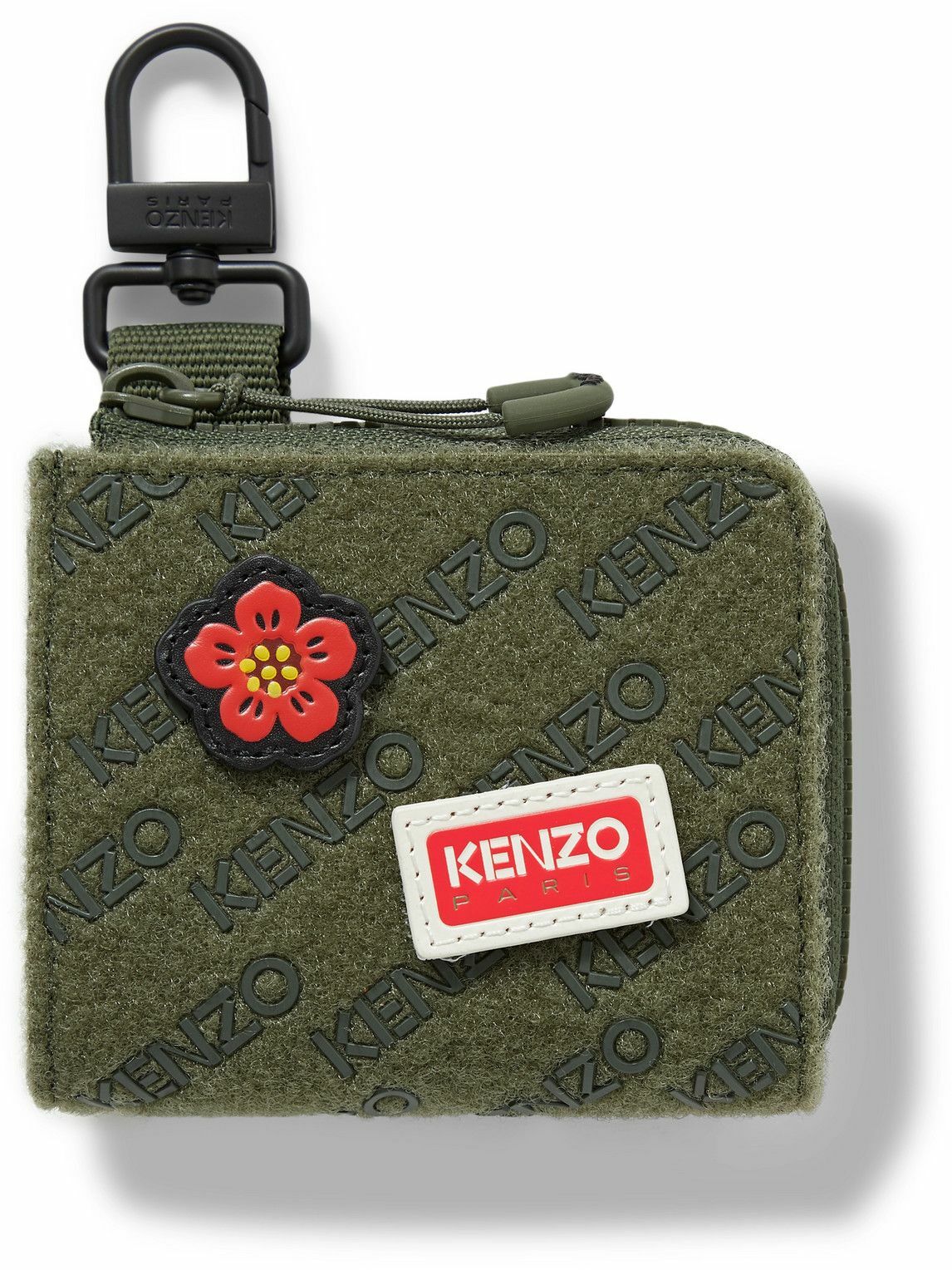 KENZO Appliquéd Twill Wallet Kenzo