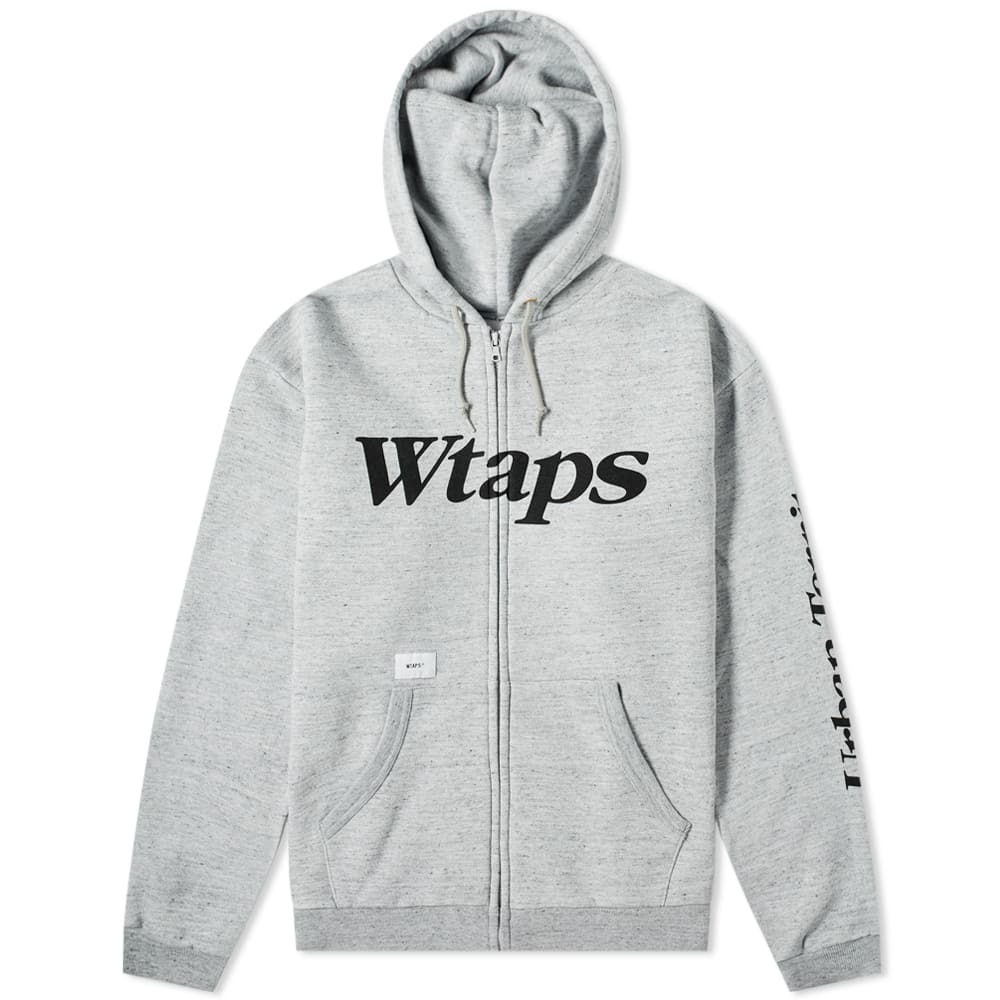 WTAPS Academy Zip Up Hoody Grey WTAPS