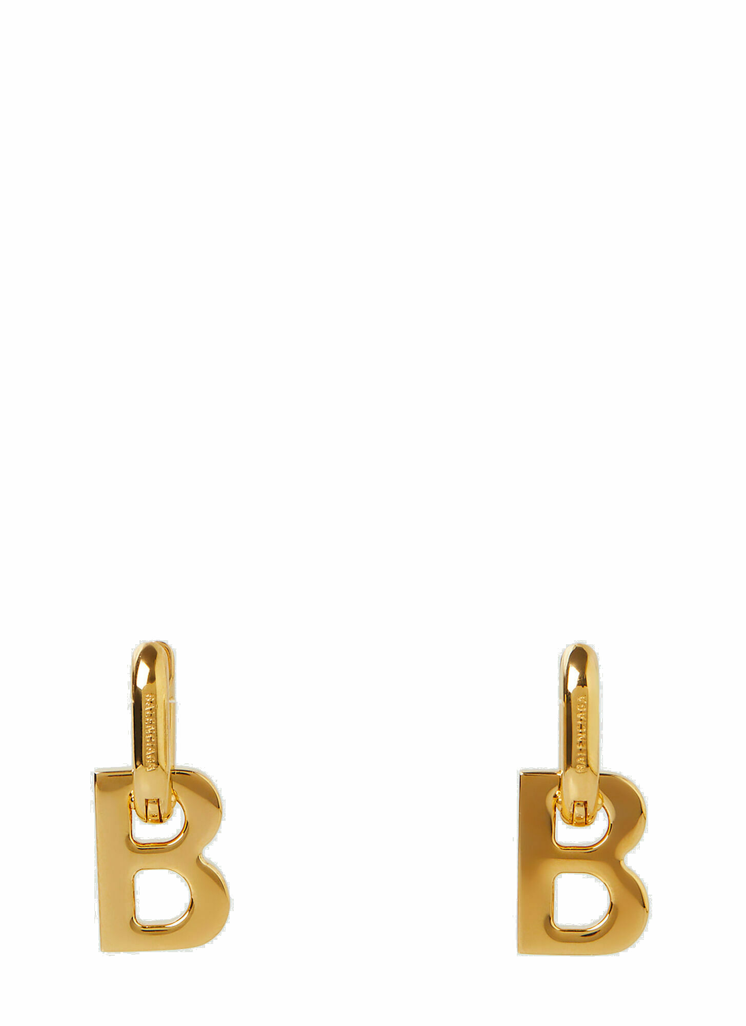 Photo: B Earrings in Gold