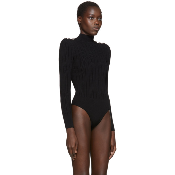 black turtleneck full bodysuit