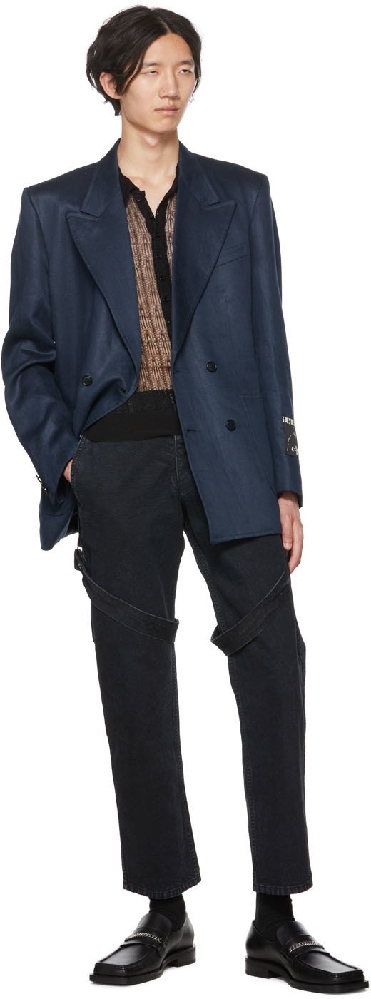 Enfants Riches Déprimés Black Harness Jeans Enfants Riches Deprimes