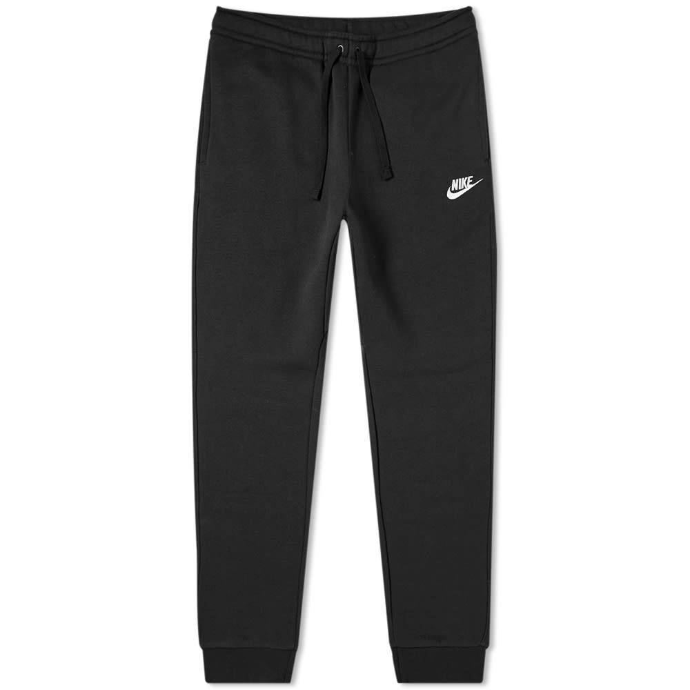 nike club joggers black