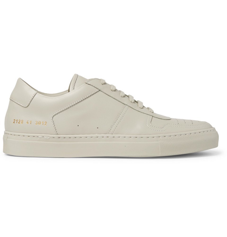 Common Projects - BBall Leather Sneakers - Stone Common Projects