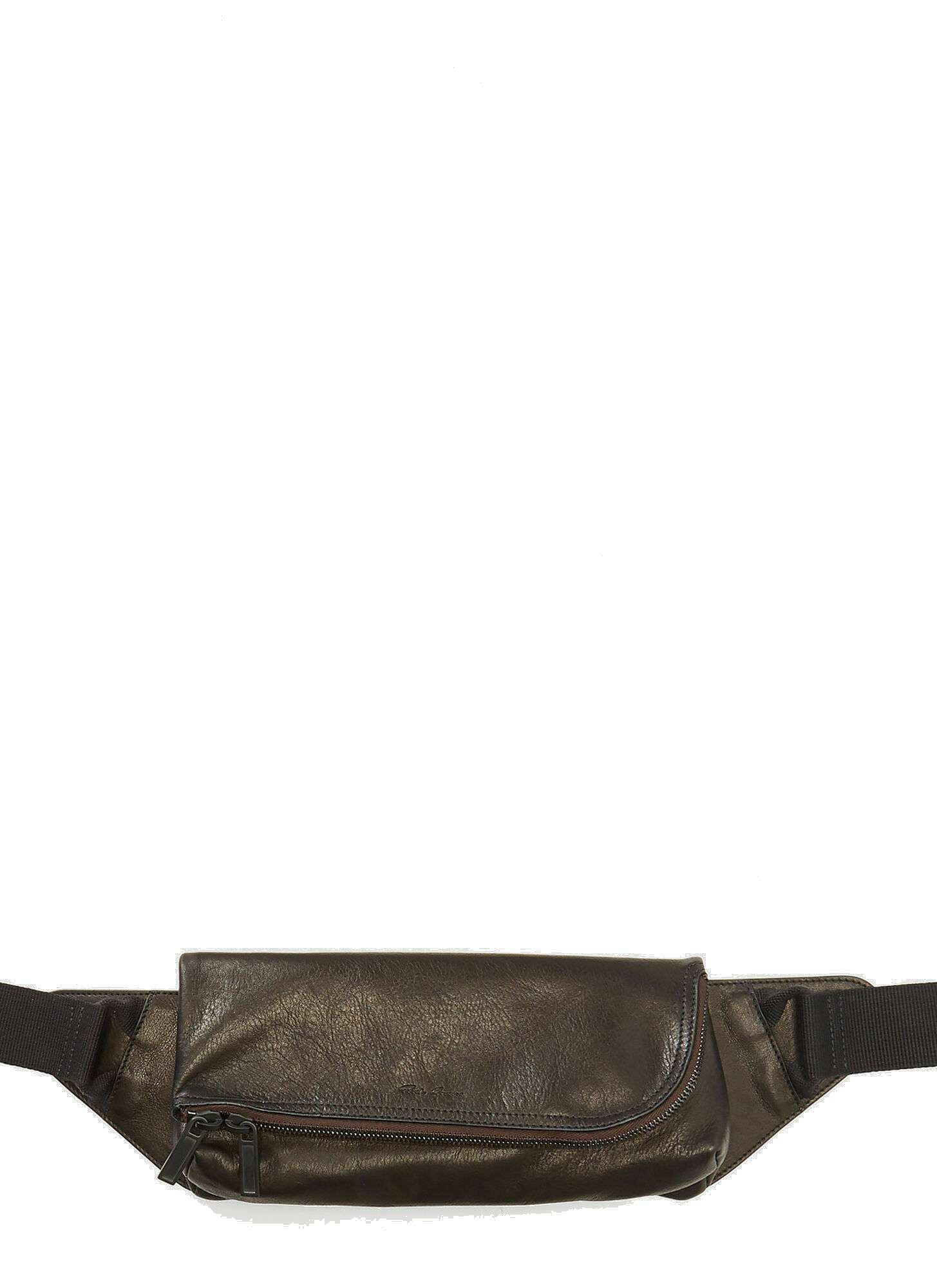 Photo: Rick Owens - Small Duffle Belt Bag in Brown